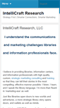 Mobile Screenshot of intellicraftresearch.com